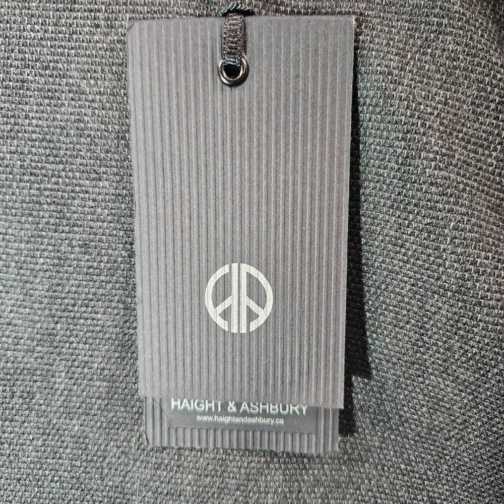$140 NEW Haight & Ashbury Dress Pants Men 36‎ x 32 Flat Front Gray - Picture 3 of 11